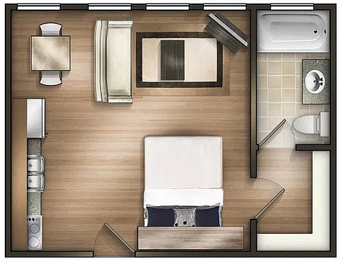 Floor plan EFFICIENCY