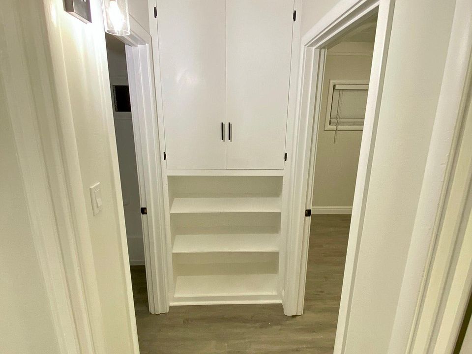 Hallway with storage