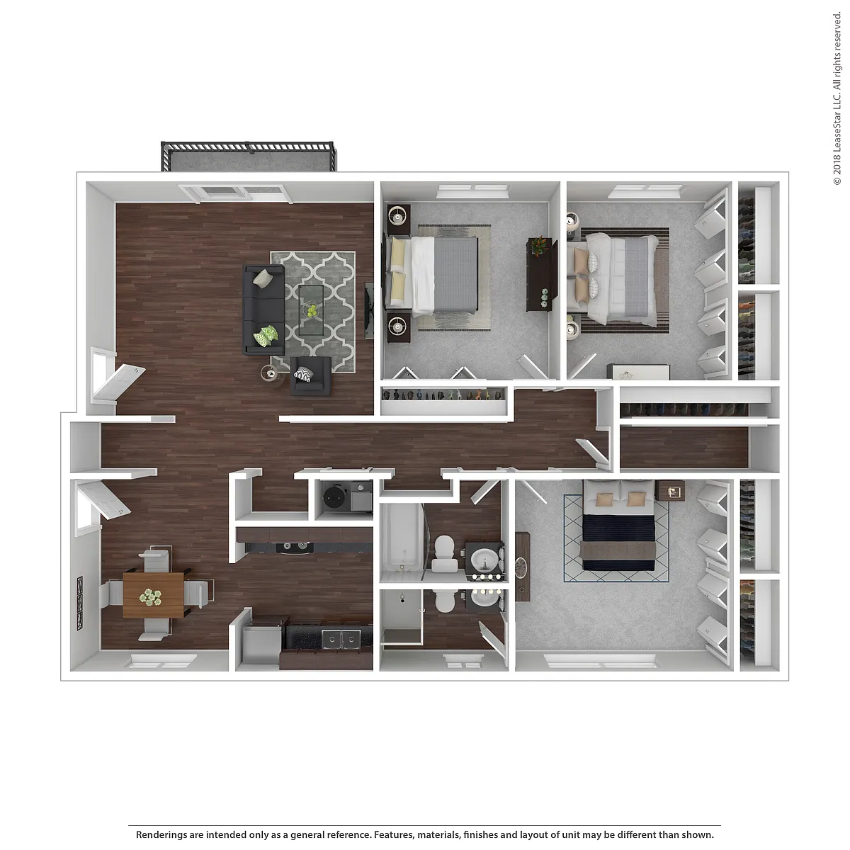 Floor plan 3x2 - Monticello