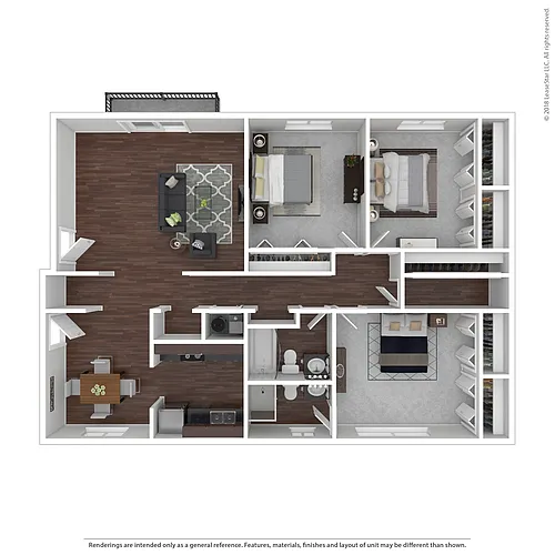 Floor plan 3x2 - Monticello
