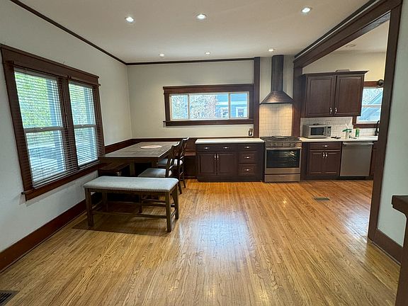 Kitchen with dining area