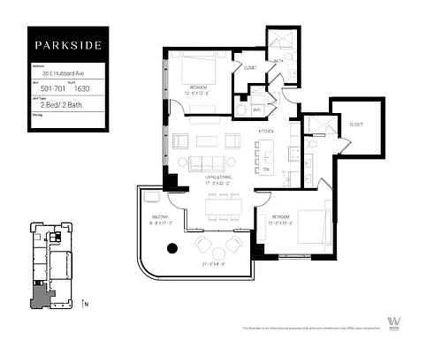 Floor plan 701