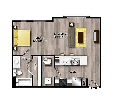 Floor plan E1