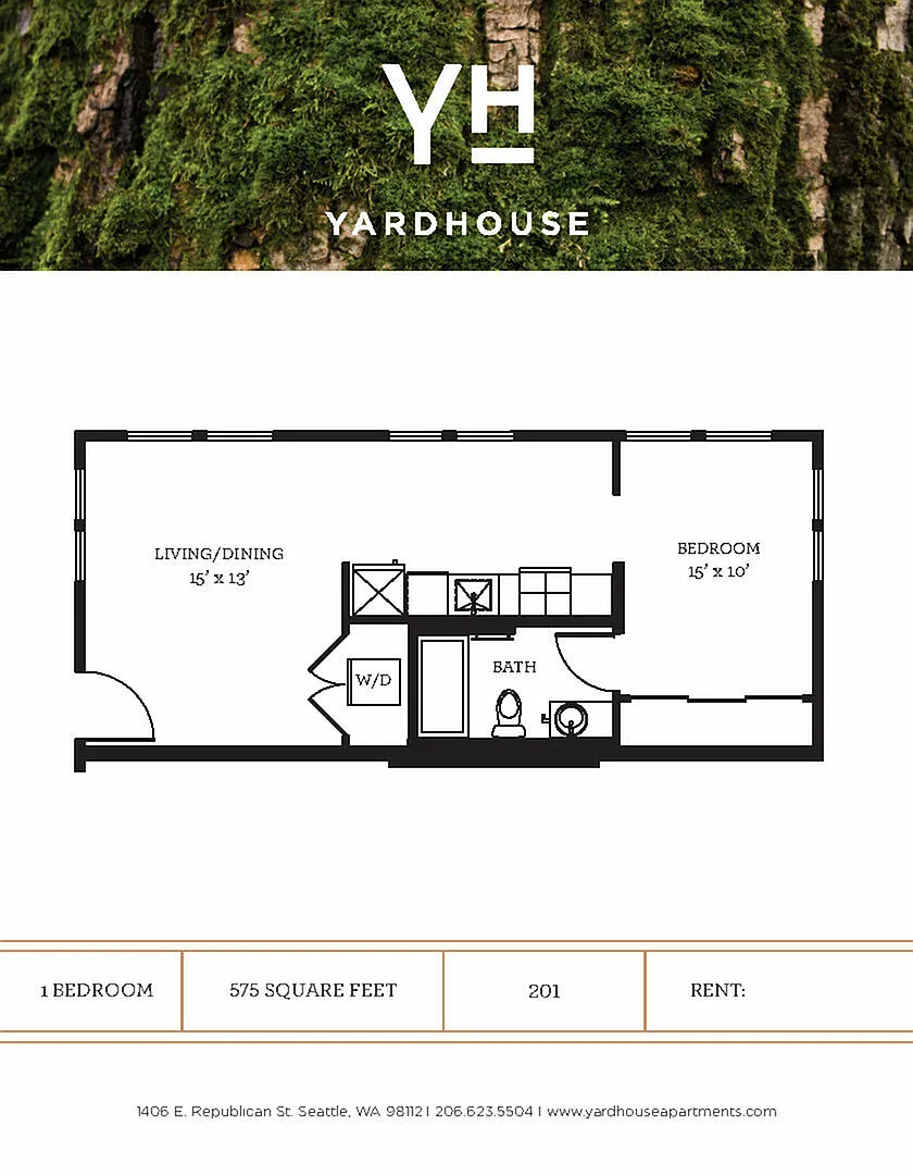 Floor plan 1 Bedroom