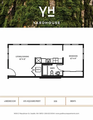 Floor plan 1 Bedroom