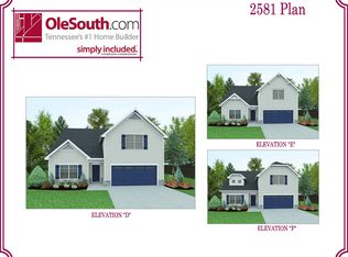 2581 Elevation DEF Plan, Brewer Point, Murfreesboro, TN 37129