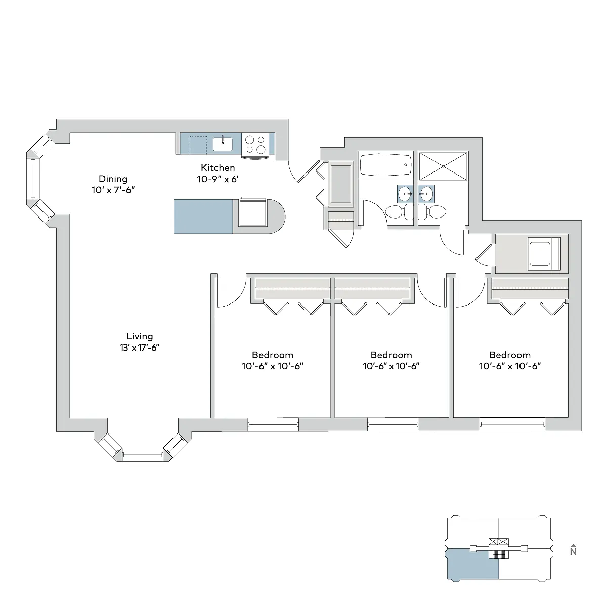 Floor plan 1400-3B04A