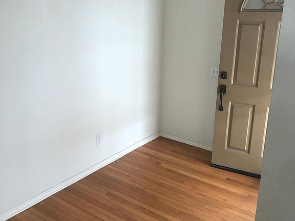 Entry with hardwood floors