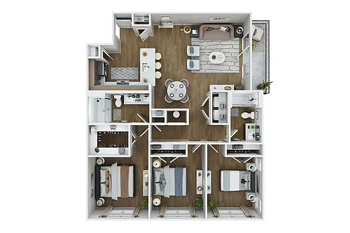 Floor plan The Radiant