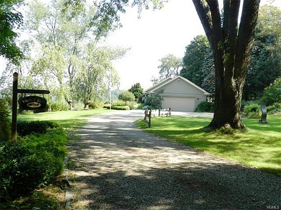 Set back from road with outstanding West views.