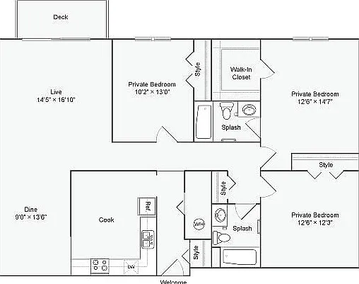 Montrose 3 Bed 2 Bath Apartment Montrose 3 Bed 2 Bath Apartment