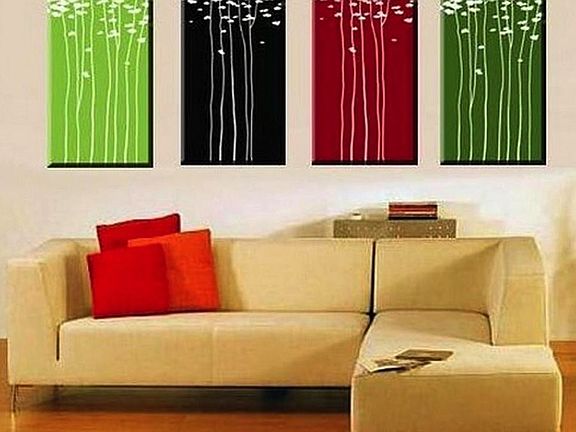 Decorated Living Room