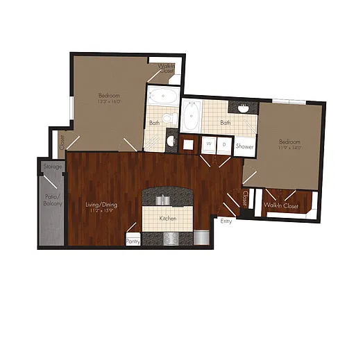 Floor plan The Peckham