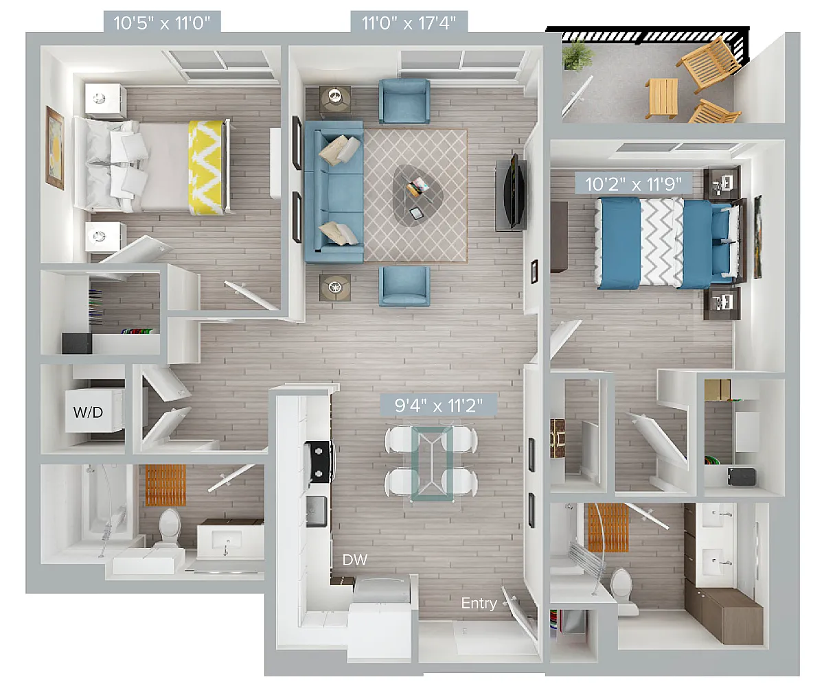 Floor plan B4-978SF