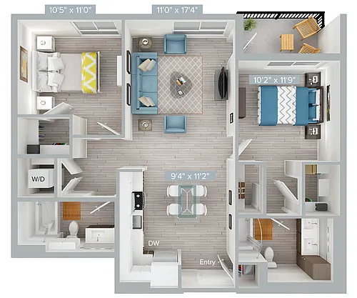 Floor plan B4-978SF