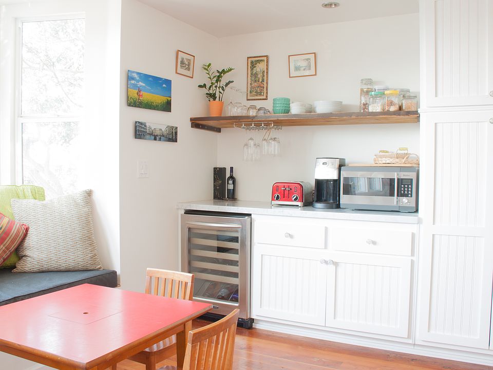 Wine Fridge in Kitchen