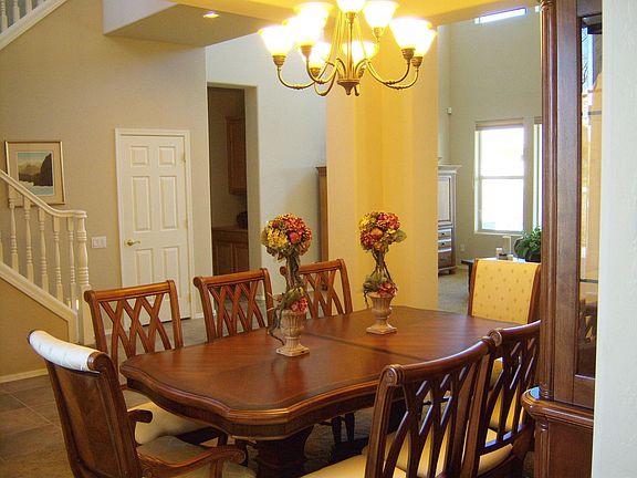 Enjoy wonderful family meals in this formal dining room.