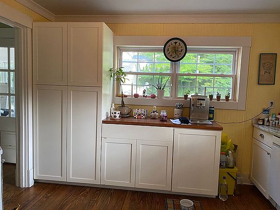 Kitchen pantry with a view t