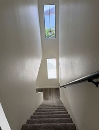 Looking Downstairs to entrance door