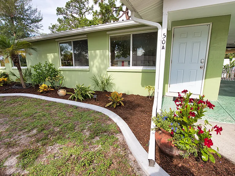 Front Door and Landscaping