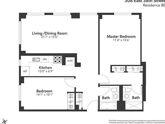 2nd image of 308 E 38th St APT 8E