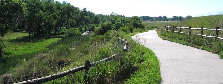 Bike the Poudre Trail. Catch it 2 blocks away
