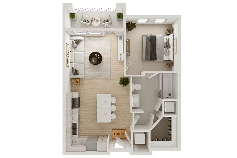Floor plan A1A