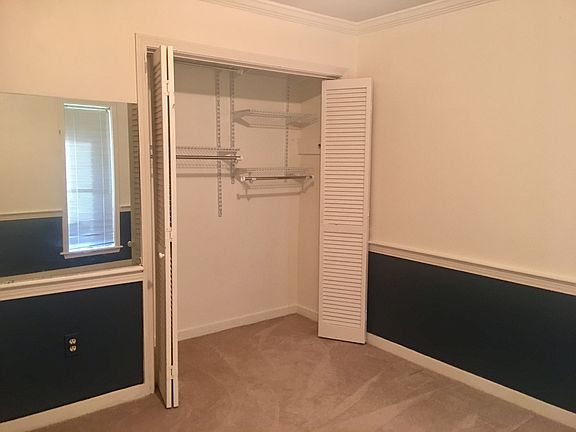 1st BR w/ builtins in closet