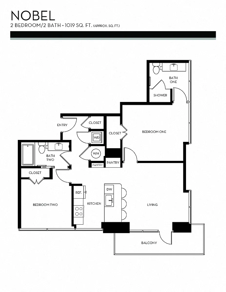 Floor plan Nobel