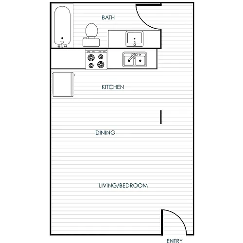 Floor plan Studio