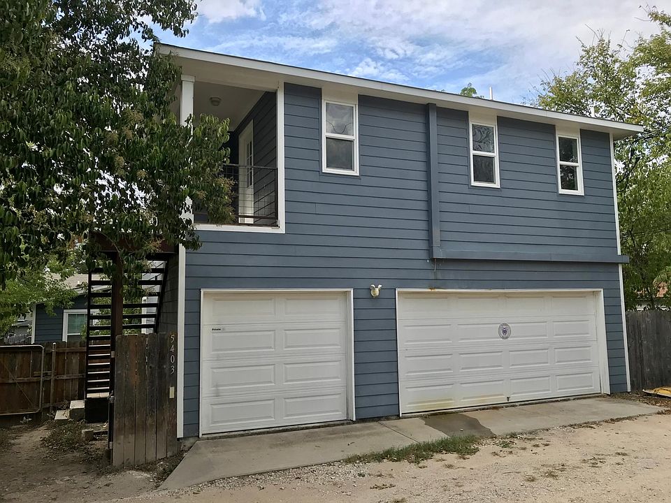 Apartment entry on left with full apartment on the second floor