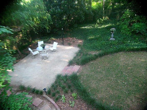 Your private backyard oasis. Wooded and landscaped great for cookouts or just relaxing with friends.
