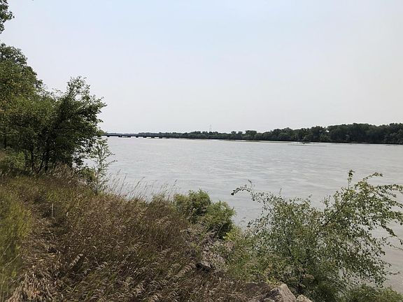 Looking southeast across river