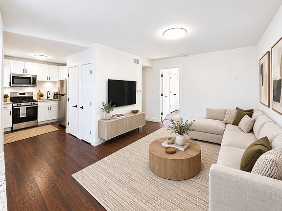 Bright Modern Open-Plan Living Room