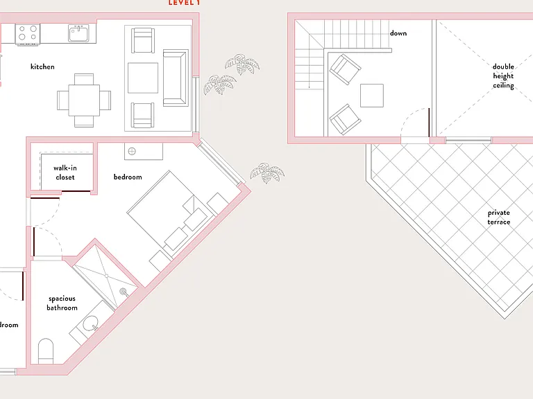 PENTHOUSE Layout with Loft PENTHOUSE Layout with Loft