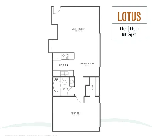 Floor plan Lotus