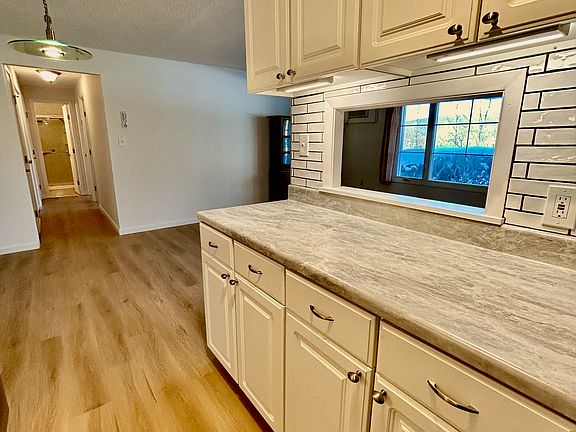 Kitchen cabinets and drawers.
