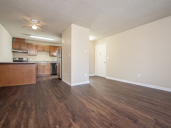 Modern open floor plan with updated finishes.