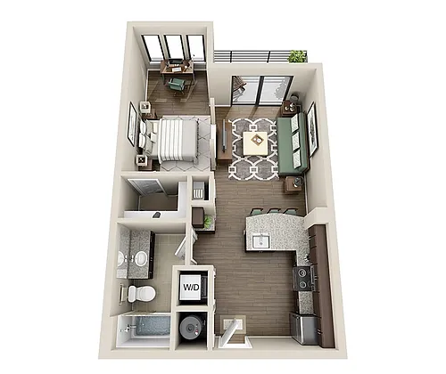 Floor plan Irwin