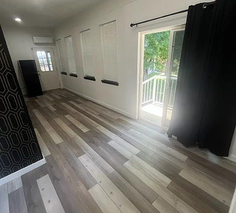 View from sliding door entry