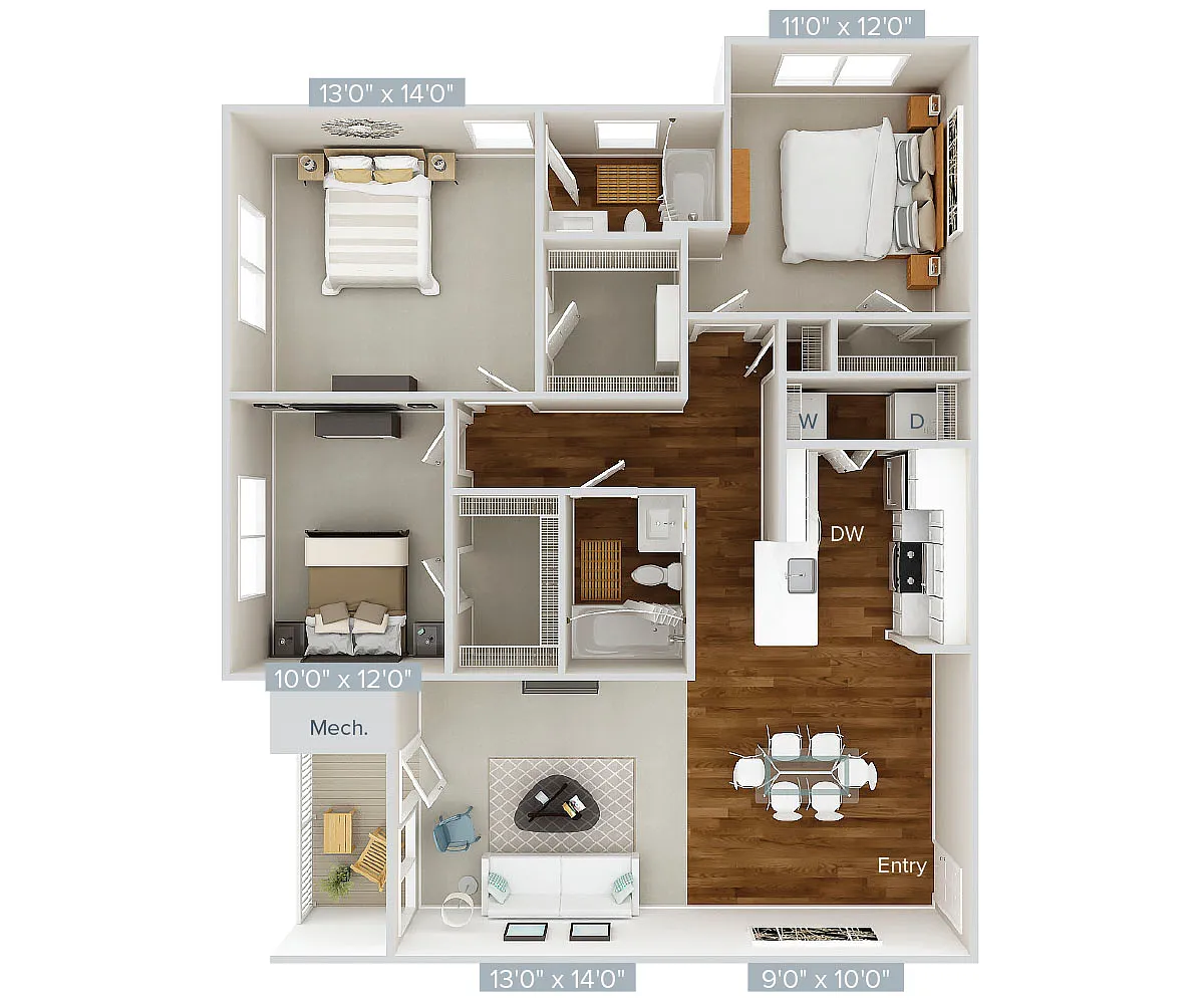 Floor plan C4-P
