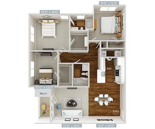 Floor plan C4-P