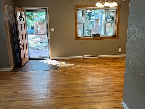 Front room with a bay window