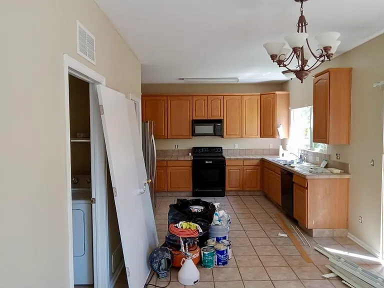 Kitchen being painted in 2025