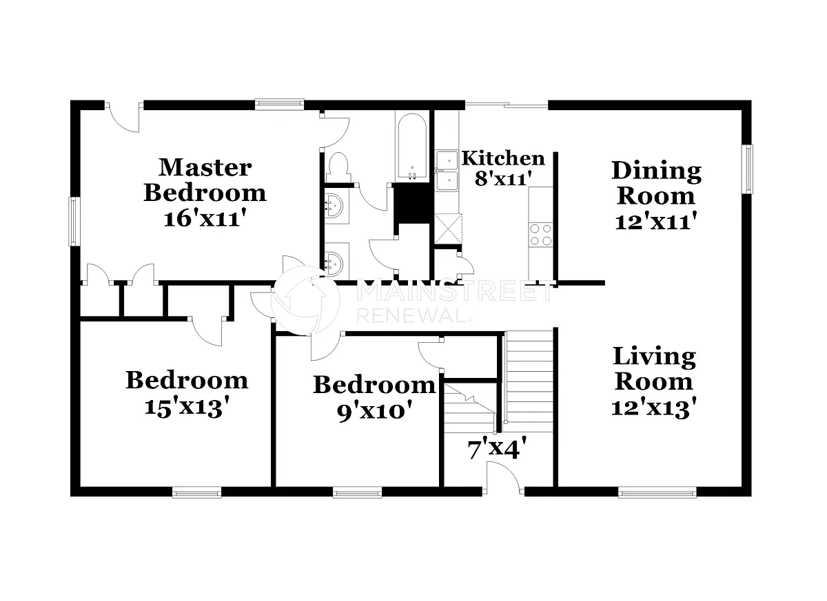 Floor Plan - 601 Westwood Ave