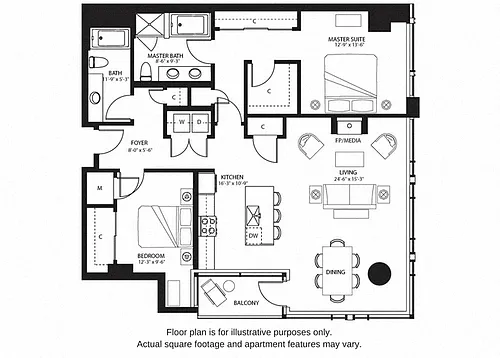 Floor plan B7 North