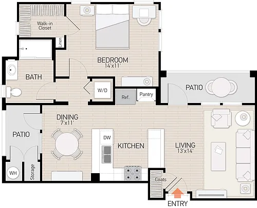 Floor plan Plan D