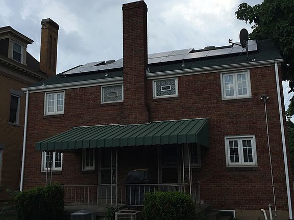 Rear view and back porch