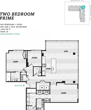 Two Bedroom Prime Two Bedroom Prime