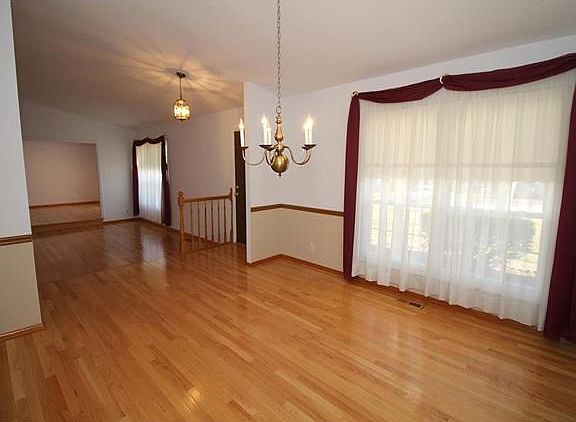 Dining room looking at entry hallway